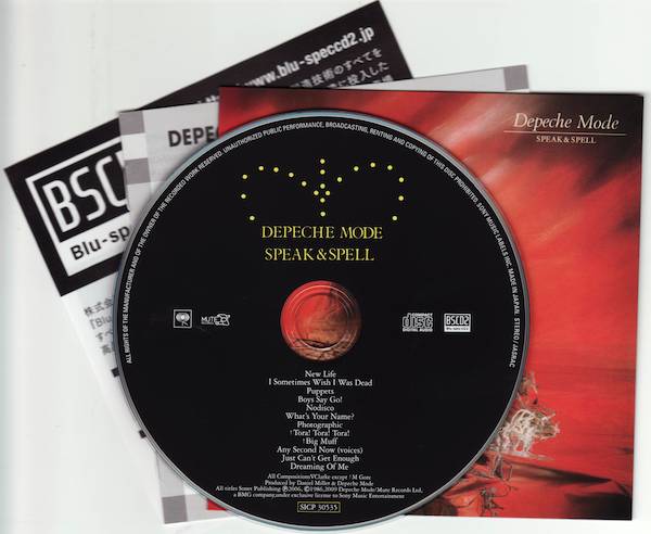 CD & Japanese and English Booklets, Depeche Mode - Speak &amp; Spell + 1